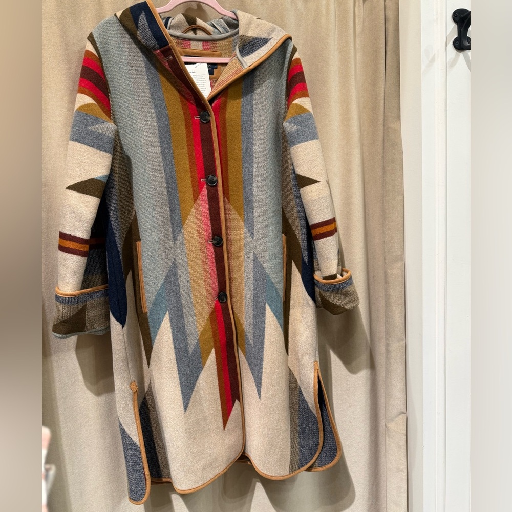 Pendleton Wyeth Trail Wool Coat NWT - image 1